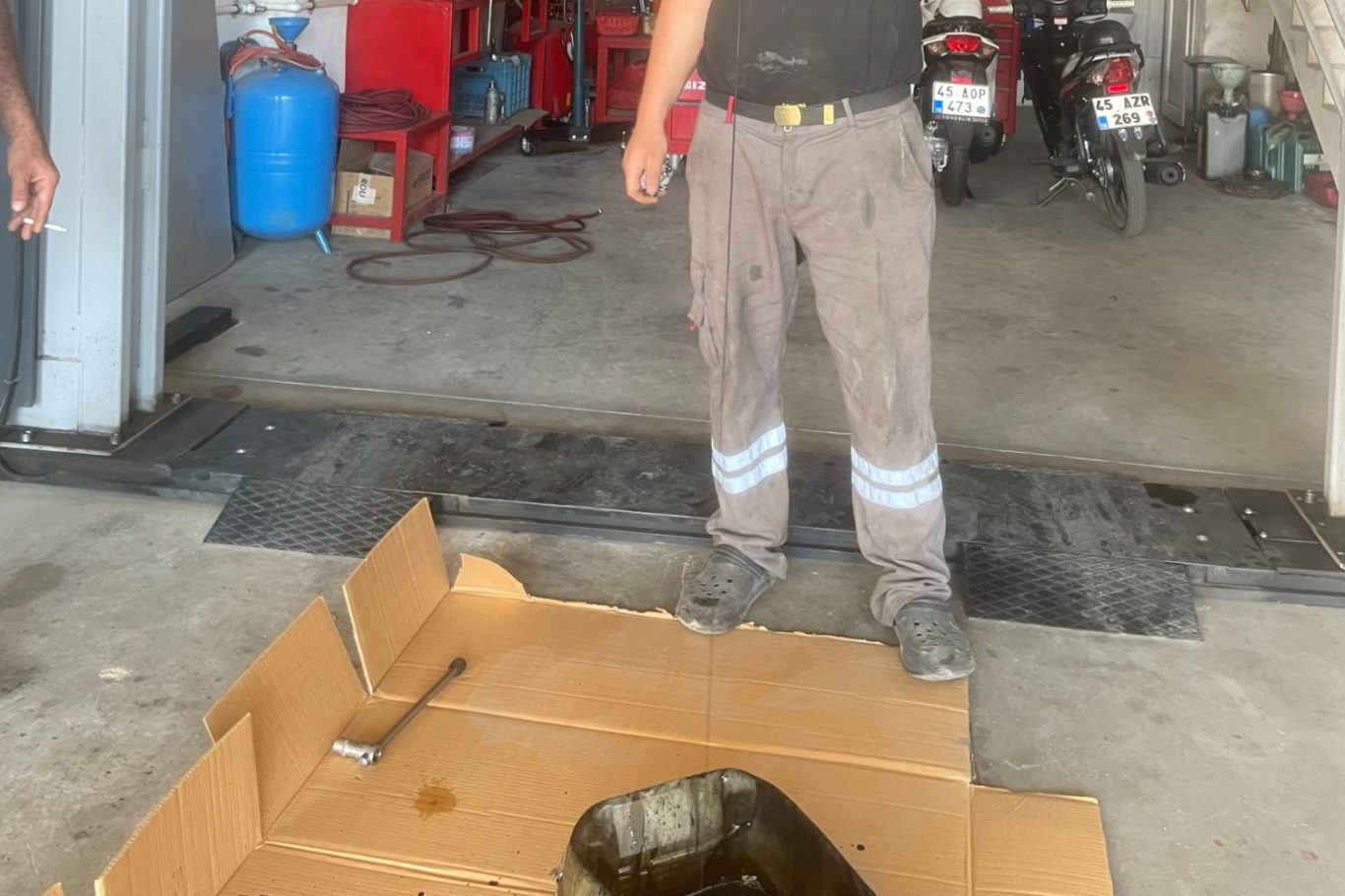 Isuzu Salihli yag ve filtre degisimi